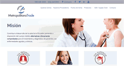 Desktop Screenshot of metropolitanatrade.com