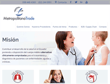 Tablet Screenshot of metropolitanatrade.com
